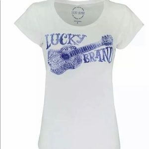 Lucky Brand Guitar TShirt Women's Size Medium